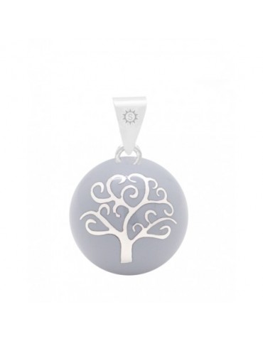 Bola Arbre de Vie couleur gris - Bijoux fantaisie chez Loona Voiron et Grenoble