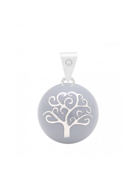Bola Arbre de Vie couleur gris - Bijoux fantaisie chez Loona Voiron et Grenoble