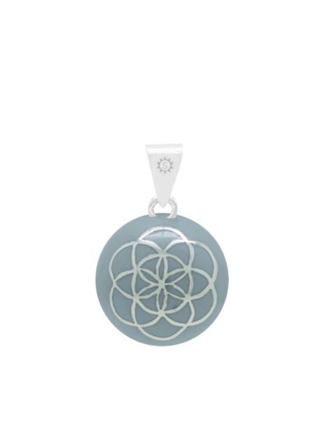 Bola Fleur de Vie - Jade - Bijoux fantaisie chez Loona Voiron et Grenoble